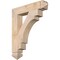 Ekena Millwork Merced Arts & Crafts Smooth Bracket, Douglas Fir, 3 1/2"W x 20"D x 24"H BKT04X20X24MRC03SDF - alternate 1